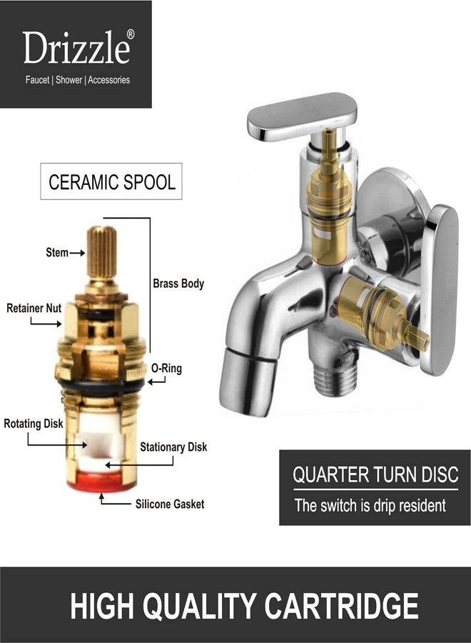 دريزل صنبور DRIZZLE Solo 2in1 نحاسي | ربع دورة | تدفق الرغوة - Image 4